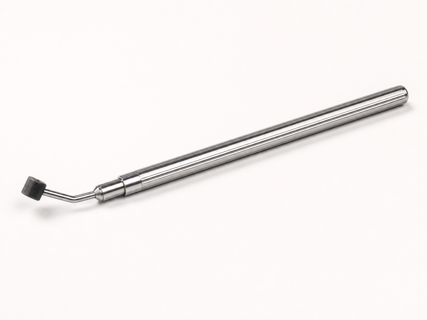 WriteFit Contact Marker polished stainless steel dental instrument with angled graphite tip