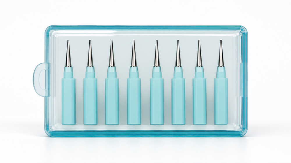 WriteFit graphite marker tip refill kit in translucent clinical case